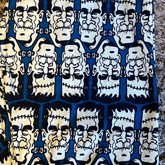 Lularoe Frankenstein Leggings - Picture 2 of 3
